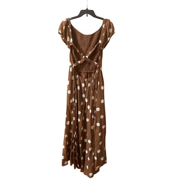 Free People Polka Dot Maxi Dress - Size Medium (New) - Picture 4 of 4